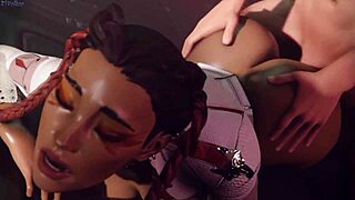 a compilation of sfm scenes from 2023 featuring blowjobs