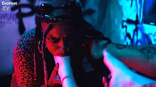 Imagine worshiping her feet in socks while she spits and chokes you with deepthroat