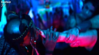 Imagine worshiping her feet in socks while she spits and chokes you with deepthroat