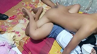 High school girl bangs stepbrother before heading to class.