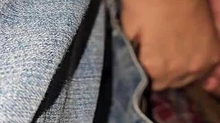 Does this milf give a full blowjob at the concert in the truck?