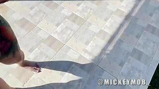 Santana Red's Big Booty Blowjob Feels Amazing