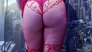 yo, watch this big-ass brunette dominate and fuck her hot student