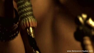 Erotic relaxing ritual dance