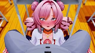 Kirara Performs Intense Blowjob In 3D Anime Hentai