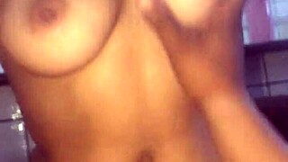 wife riding huge cock while husband watches