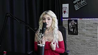 Kyra Sex Shocked by Anal Prolapse in Sheer Red Compilation