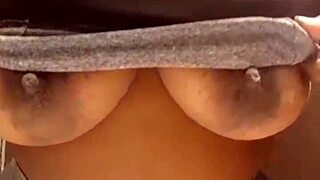 I sucked on those big saggy tits for the first time, they were so delicious