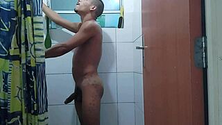 Woke Up Horny And Masturbated To Orgasm In The Shower