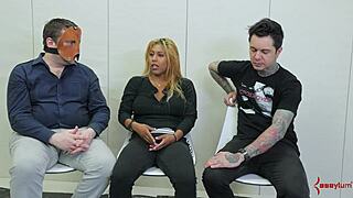 i'm bound and my ass is gettin rimmed so rough