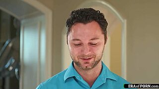 i'm the busty brunette giving my ex a sensual nuru massage with kissing and handjob.