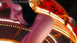 LEI FANG POSES NUDE ON BEACH WITH BIG ASS