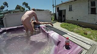 Dayanara in Hot Tub?