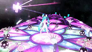Hatsune Miku in FULL NUDE bunny costume