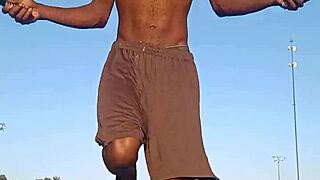 Skinny Beauty Teases Solo