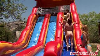 Outdoor pussylicking with lesbian friends is pure fun for me every time.