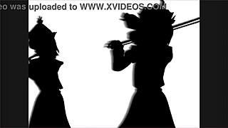 Hey, ready for a wild japanese lesbian orgy with bad apple?