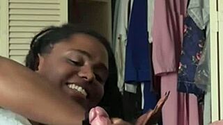 i bent over for doggystyle blowjob in the bedroom