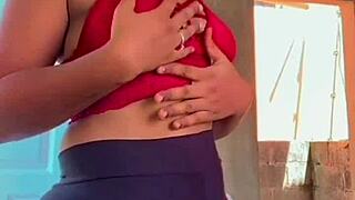 Big Ass Prostitute Shows Off Marked Panties!