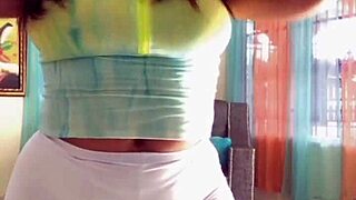 Big Ass Prostitute Shows Off Marked Panties!