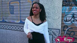 Zoe Bombon Moans Loudly In Doggy With Monster Cock At Casting!