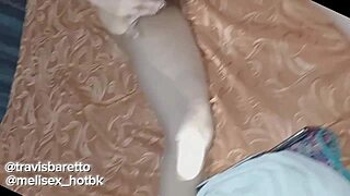 red lingerie blowjob leads to squirting fun 😏💦