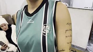 In the shower with beautiful naked cristal ortega