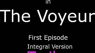 A voyeur watches outdoor foot worship and facesitting humiliation by old femdom slave.