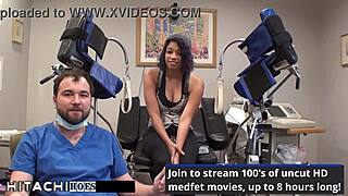 Just chilling as Phoenix Rose gets Hitachi orgasms from Doctor-Tampa