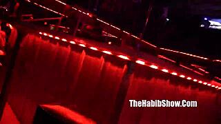 Misty stone does striptease for big black cocks in ghetto.