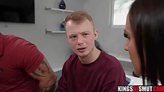 yo, wanna join stepdad and stepson banging stepmom?