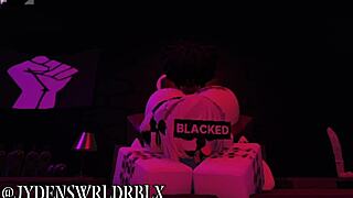 I'm Taming My Snowbunny Friend With Big Black Cock