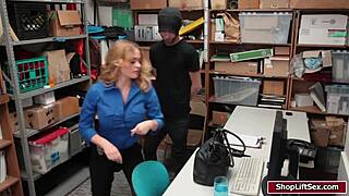 Shoplifter Guy Bangs Blonde LPS Pussy