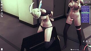 The spoiled Asian girl causes trouble in the house.