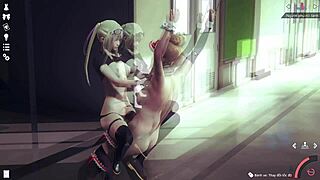 The spoiled Asian girl causes trouble in the house.