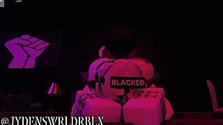 I'm Taming My Snowbunny Friend With Big Black Cock