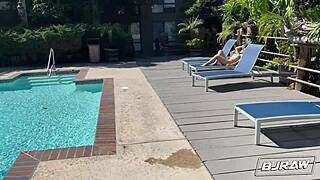 Lauren Pixie goes balls deep on Romeo's huge cock.