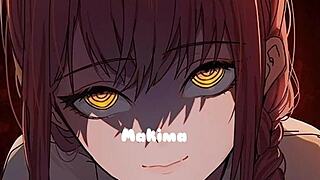 Makima's Ass Fucked in Threesome