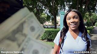 Hot Ebony Nurse Fucked On Bus