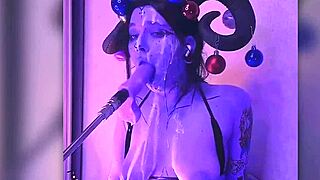 devil filled with cum suggests passionate blowjobs with moaning