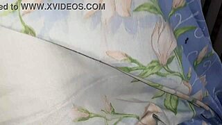 i take turns licking my neighbors' pussies under the blanket in 3some lesbian fun