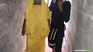 I fucked my hot landlady close to her garden in nature