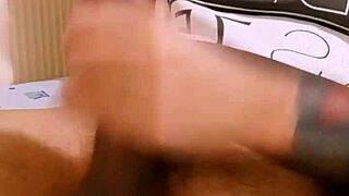 masseuse gives solo blowjob to monster cock