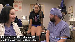 Dr Tampa - Stefania Mafra - Yearly Physical, tanned Latina nurse with big tits.