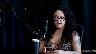 Brunna Sweet Feels Excited In Sheer Red During Fire Cast