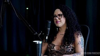 Brunna Sweet Feels Excited In Sheer Red During Fire Cast