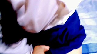 video casero real convencí a esta tonta chamaca de bachillerato de coger y casi se orina del orgasmo