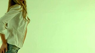 i'm gorgeous blonde ksenya b stripping my clothes for a wet masturbation party, horny as hell