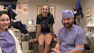 Dr Tampa - Stefania Mafra - Yearly Physical, tanned Latina nurse with big tits.