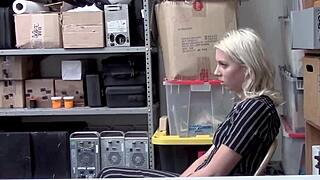 Chanel Grey caught shoplifting in uniform on hidden cam footage